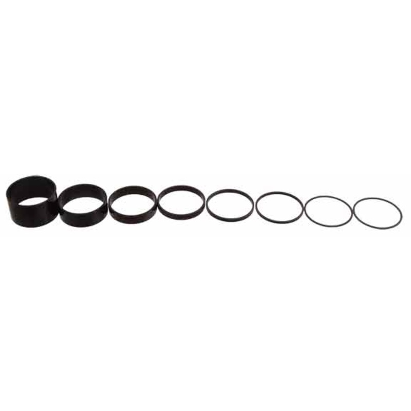 Endless Bike Fibonacci 1sp Aluminum Spacer Kit  USA Made, Multi-Size Singlespeed Conversion Spacers for 8-11sp Hub Compatibility in Red, Black, and Blue