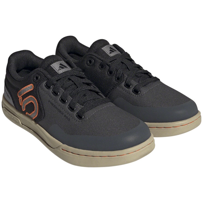 Five Ten Freerider Pro Canvas Flat Shoes – Women’s, Gray Six/Gray Four/Impact Orange, 5.5