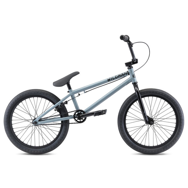 SE Bikes Wildman 19.5″TT BMX Bike-Gray