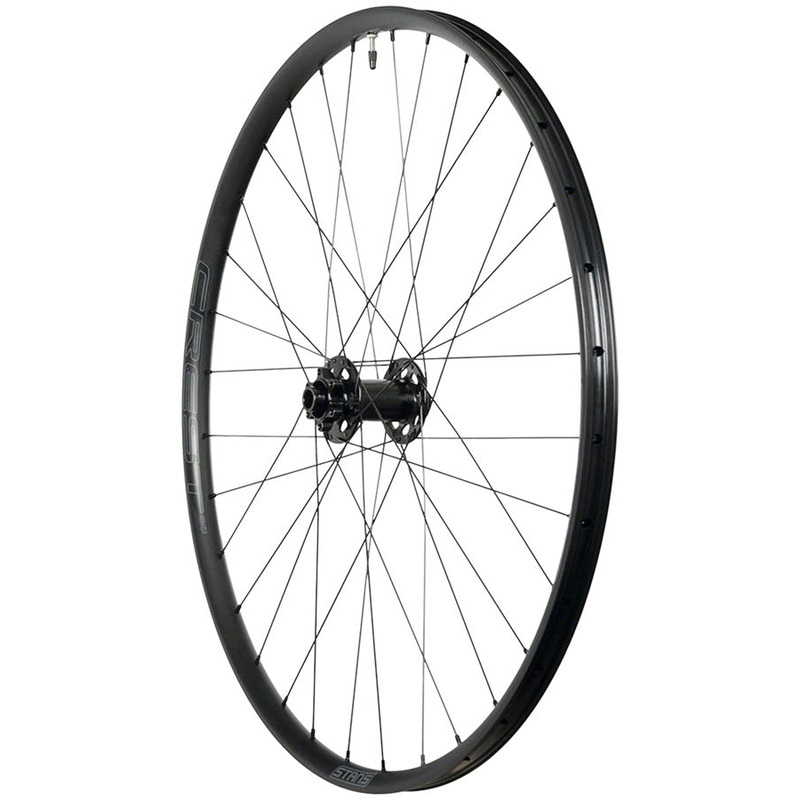 Stans Crest MK4 Front Wheel – 27.5 12 x 100mm 6-Bolt Black