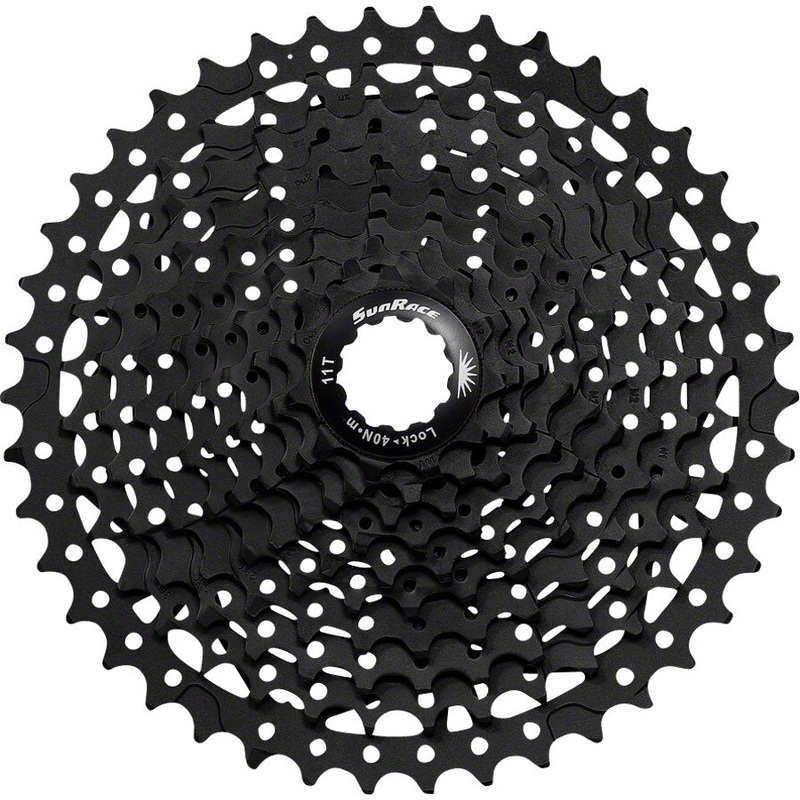 SunRace MS3 Cassette – 10 Speed, 11-42t, Black