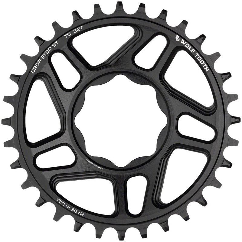 Wolf Tooth Trek TQ Direct Mount Chainring – Drop-Stop ST, 30T, Black