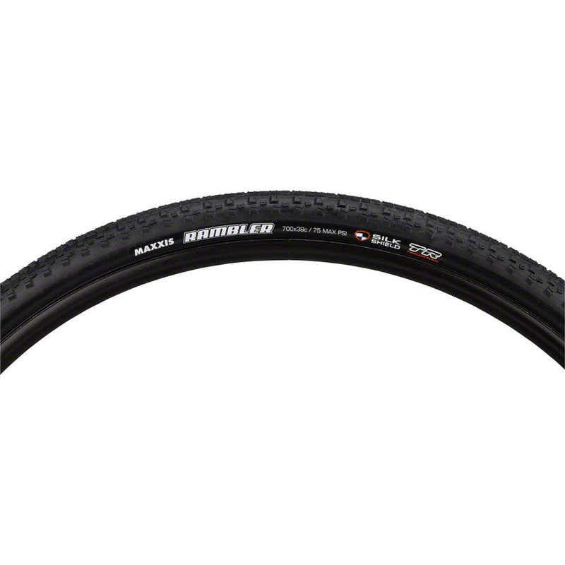 Maxxis Rambler Tire – 27.5 x 1.5 Tubeless Folding BLK Dual Compound SilkShield
