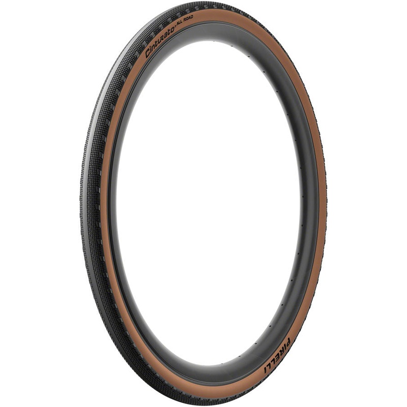 Pirelli Cinturato All Road Tire – 700 x 50 Tubeless Folding Classic Tan TechWALL+ Pro Gravel