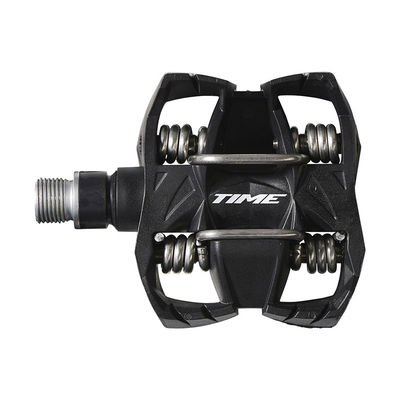 TIME ATAC MX 4 Pedals Body: Composite Spindle: Steel 9/16 Black Pair
