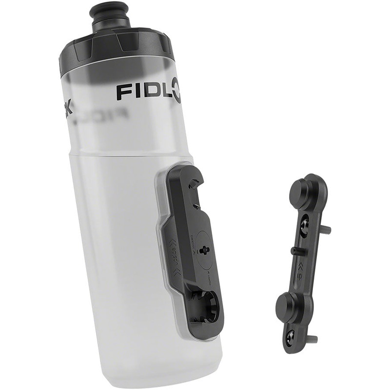 Fidlock TWIST Water Bottle Cage Set – Bike Base Mount Bolt-On 600ml Clear