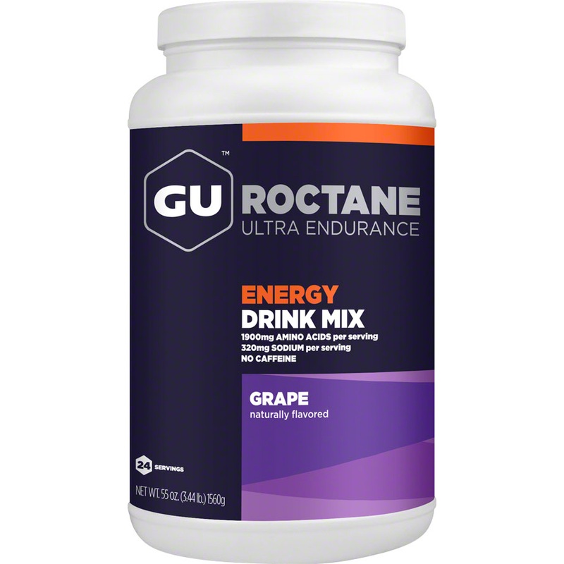 GU Roctane Energy Drink Mix – Grape, 24 Serving Canister
