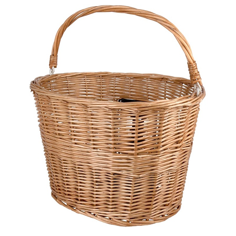 M-Wave BA-FW Clip Bar Basket Front 38x28x26.5cm Tan