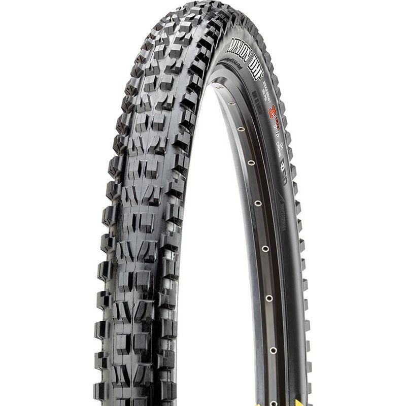 Maxxis, Minion DHF, Mountain Tire, 27.5″x2.50, Folding, Tubeless Ready, MaxxGrip, DH, E50, Wide Trail, 60x2TPI, Black