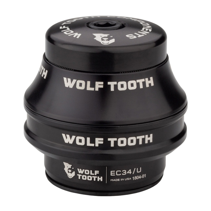 Wolf Tooth Premium Headset – EC34/28.6 Upper, 25mm Stack, Black