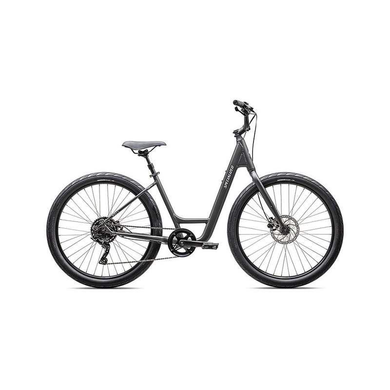 2025 Specialized roll 3.0 low entry bike satin smoke / satin morning mist reflective l