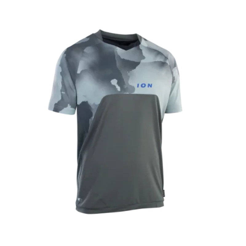 ION Traze Amp AFT Short Sleeve MTB Jersey – Thunder Gray