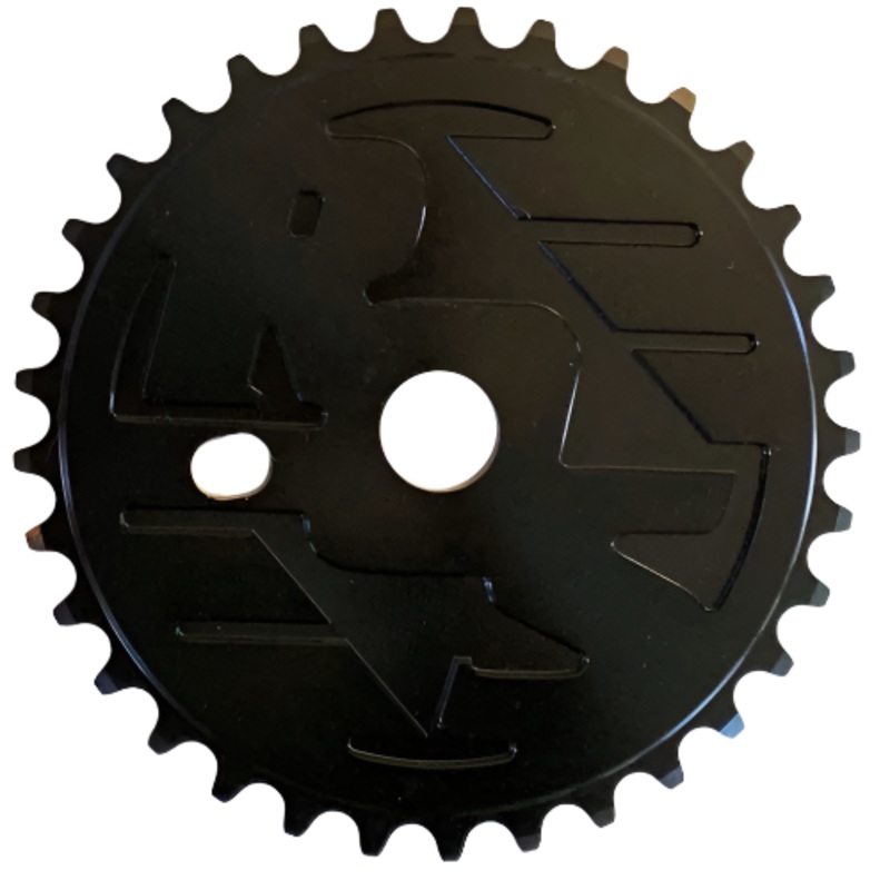 Ride Out Supply ROS Logo Sprocket / Chainwheel – 39t – Black
