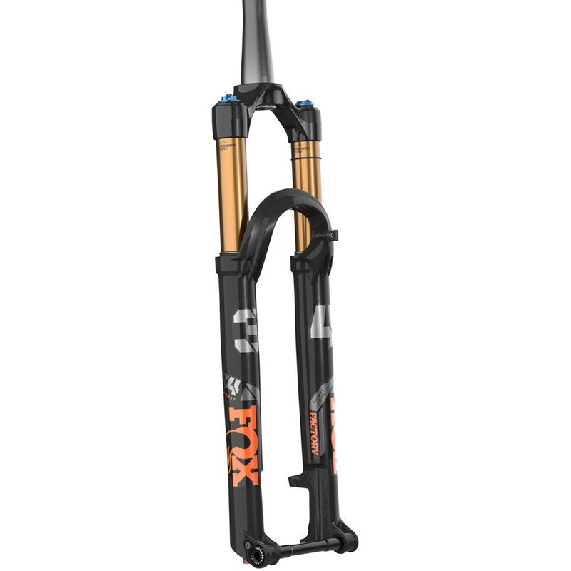 FOX 34 Step-Cast Factory Suspension Fork – 29″ 100 mm 15 x 110 mm 44 mm Offset Shiny BLK FIT4 Push-Lock Remote Kabolt
