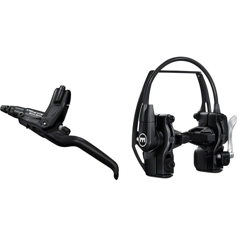 Magura HS22 Linear Pull Brake and Lever – Front or Rear 3-Finger Lever Blade Easy Mount Black