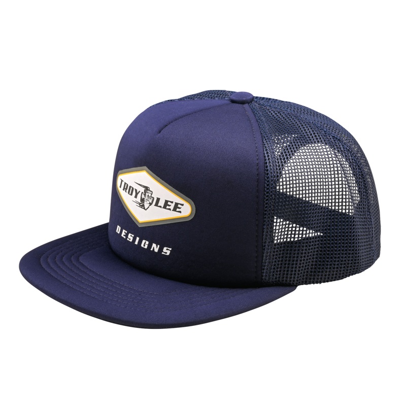 Troy Lee Designs Trucker Snapback Hat-OSFM-Carb Navy