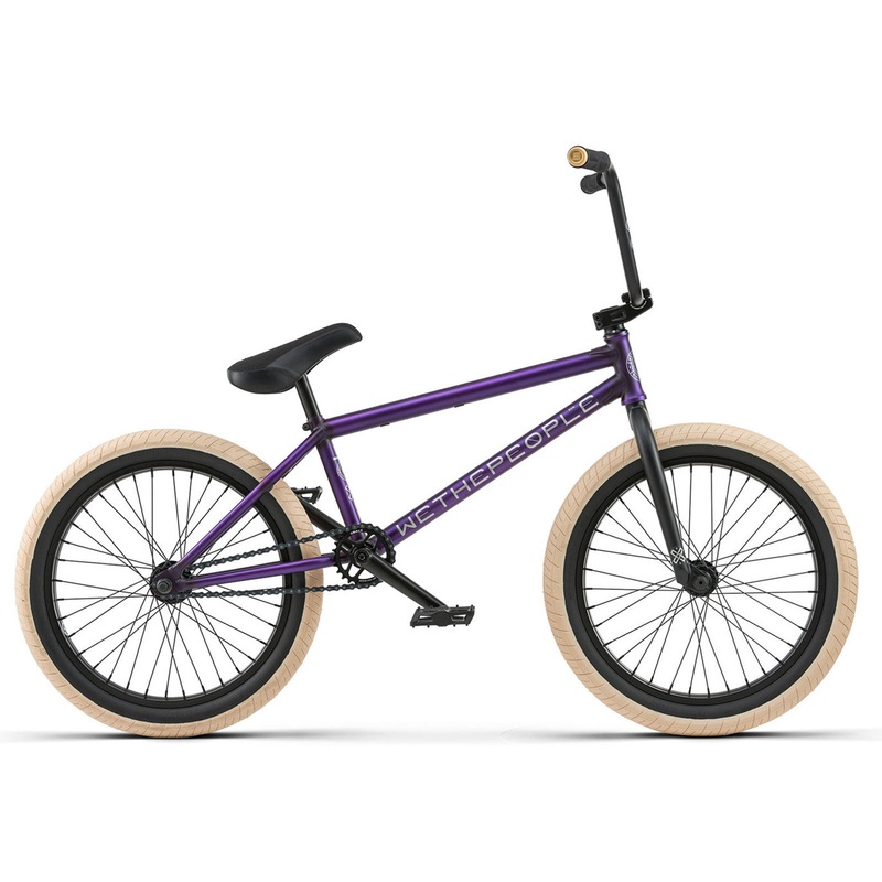 We The People Reason 20″ BMX Bike 20.75″ TT – Matte Translucent Purple