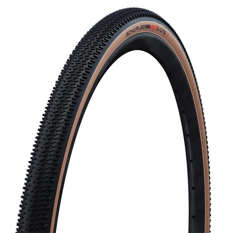 Schwalbe G-One R Pro Gravel Tire 28×1.35 Folding Tubeless Ready Addix Race V-Guard 67TPI Transparent Sidewall