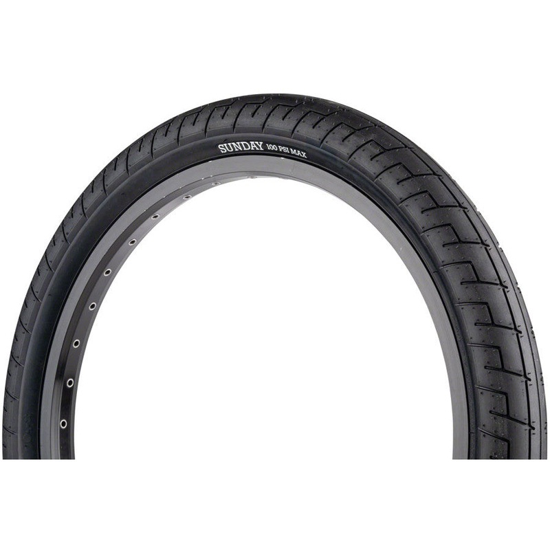20×2.40 Sunday BMX Street Sweeper Tire – 100psi – Black