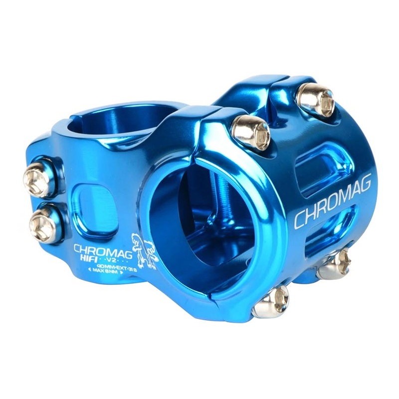 Chromag Hifi V2 Stem Diameter: 31.8mm Length: 40mm Steerer: 1-1/8 0 Blue