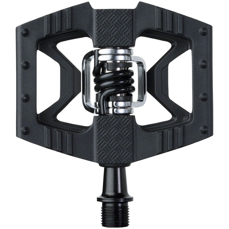 Crankbrothers Double Shot 1 Pedals – Single Side Clipless Platform Composite 9/16″ BLK