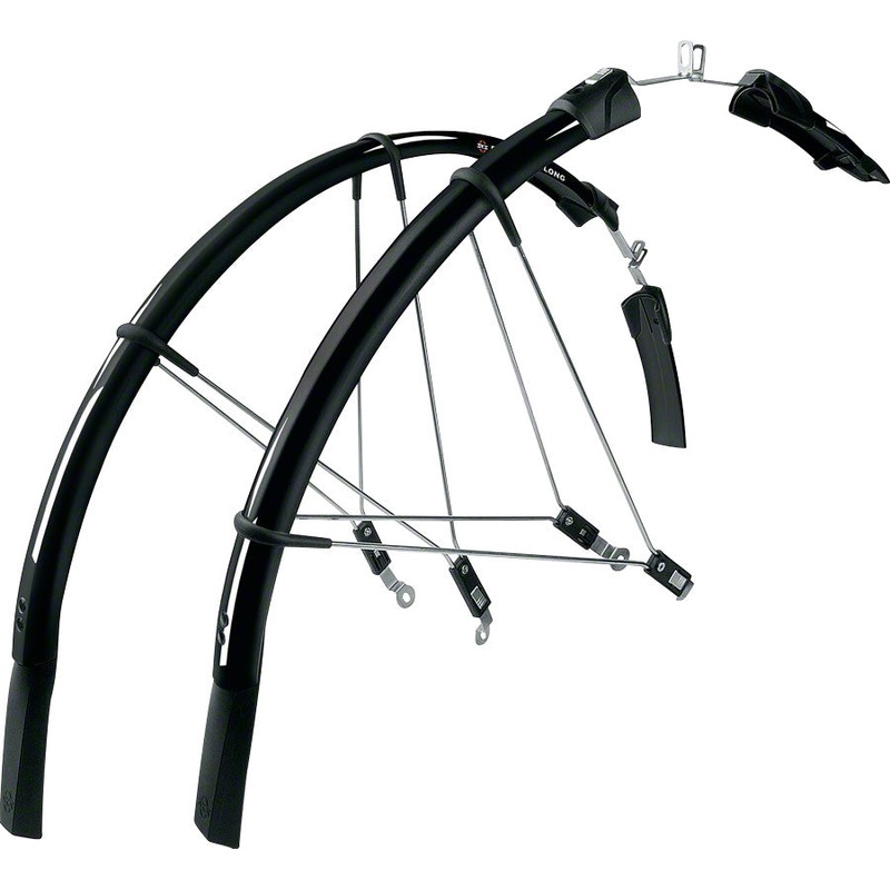 SKS Raceblade Long Fender Set 700 x 18-25: Black