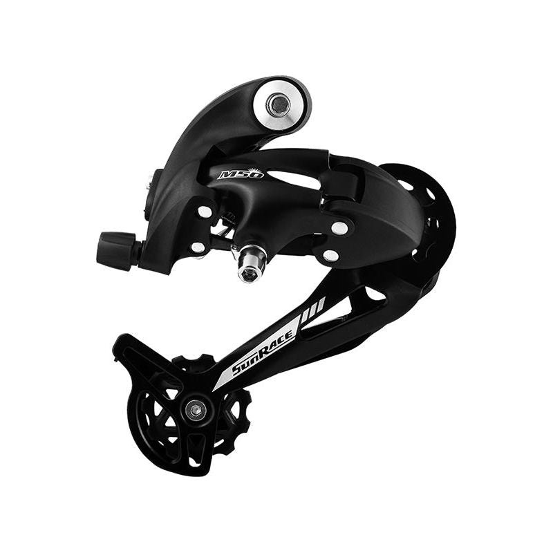 Sunrace, RDM57, Rear Derailleur, Speed: 7/8, Cage: Long, Black