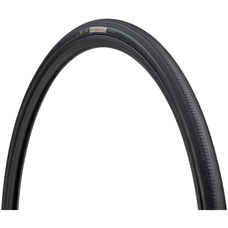 Teravail Rampart Tire – 700 x 28, Tubeless, Folding, Black, Light and Supple, Fast Compound