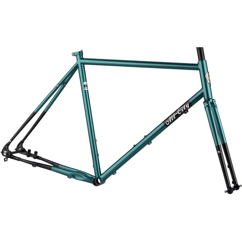 All-City Super Professional Frameset – 700c / 650b Steel Night Jade 46cm