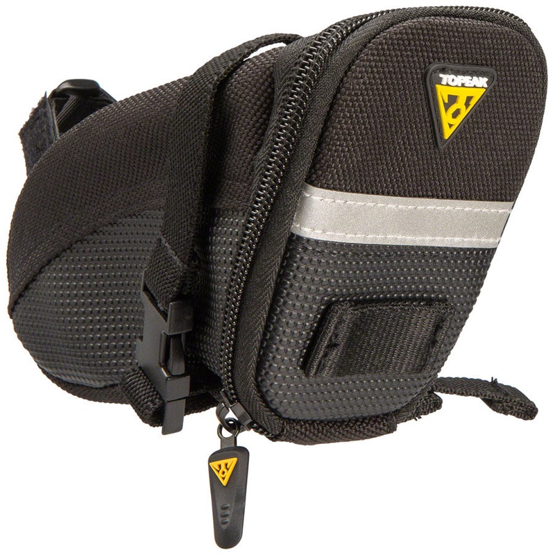 Topeak Aero Wedge Seat Bag – Strap-on Small, Black