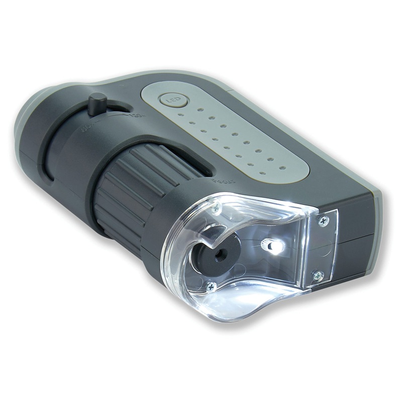 Carson Optical MicroBrite P 60x-120x LED Microscope Magnifier