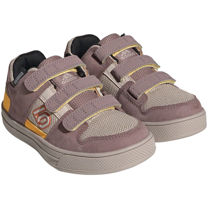 Five Ten Freerider VCS Flat Shoes – Kids Wonder Taupe/Gray One/Solar Gold 2