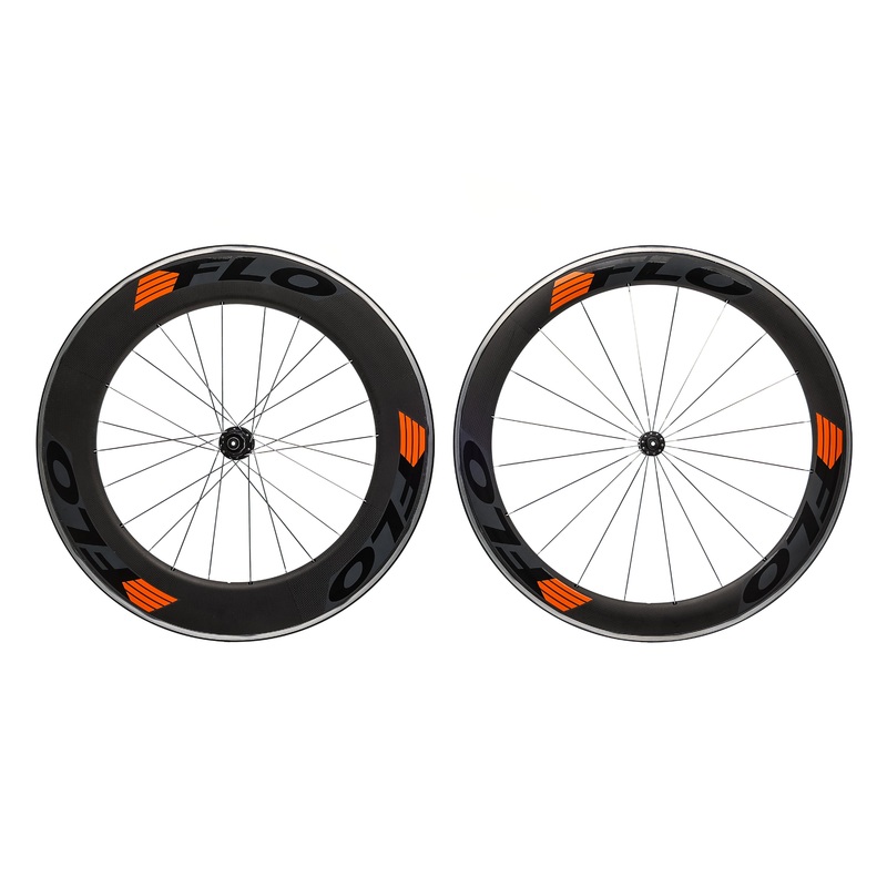 FLO 60/90 Carbon/Alloy Clincher 700c Wheelset
