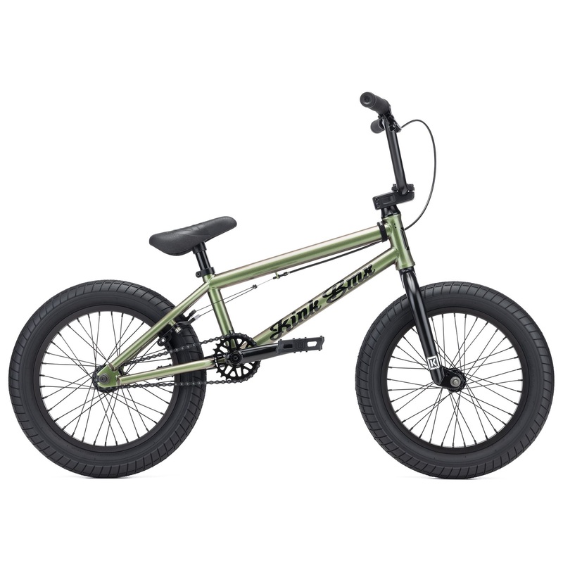 Kink Carve 16″ Complete BMX Bike – Patina Green