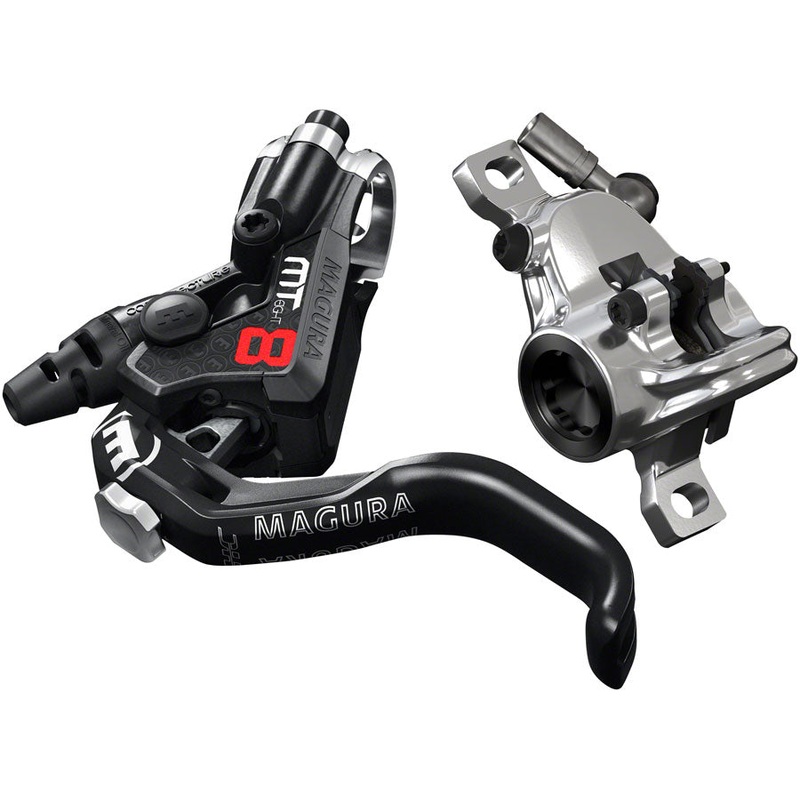 Magura MT8 Pro Disc Brake Lever – Front Rear Hydraulic Post Mount BLK/Chrome