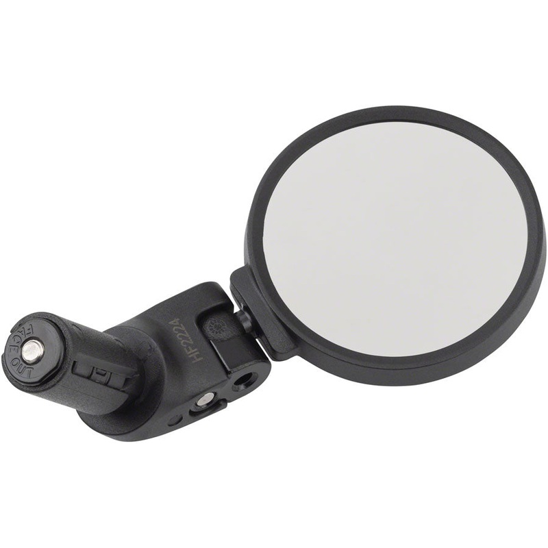 MSW Handlebar Mirror – Flat and Drop Bar, Stainless Steel Lens