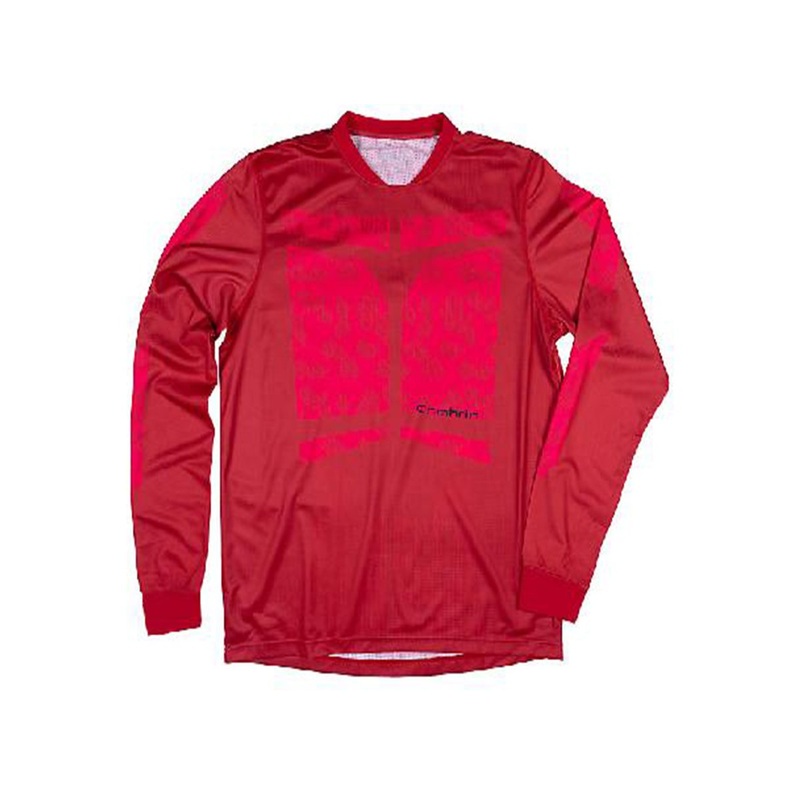 Sombrio Duster Long Sleeve MTB Jersey – Red