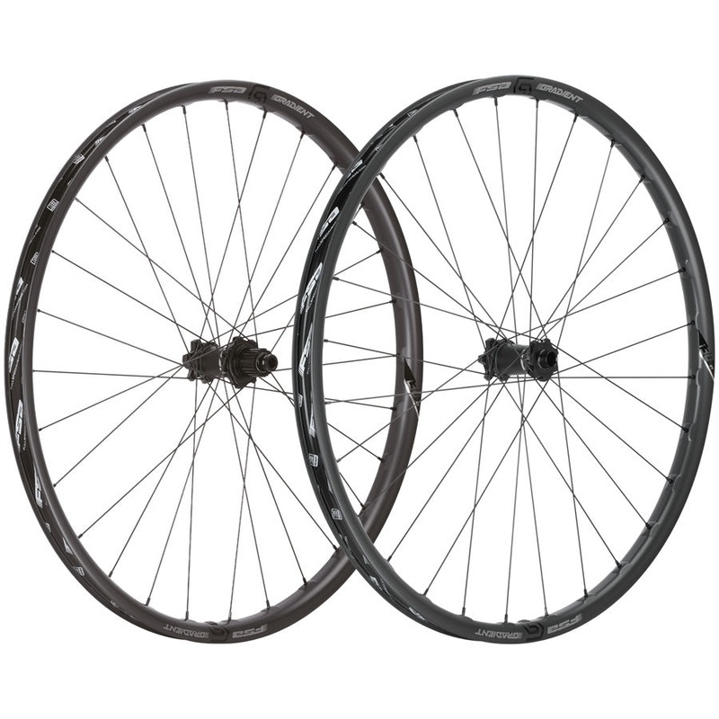 Full Speed Ahead Gradient i30 Carbon Wheelset – 29″ 15 x 110mm/12 x 148mm 6-Bolt Micro Spline BLK 28H