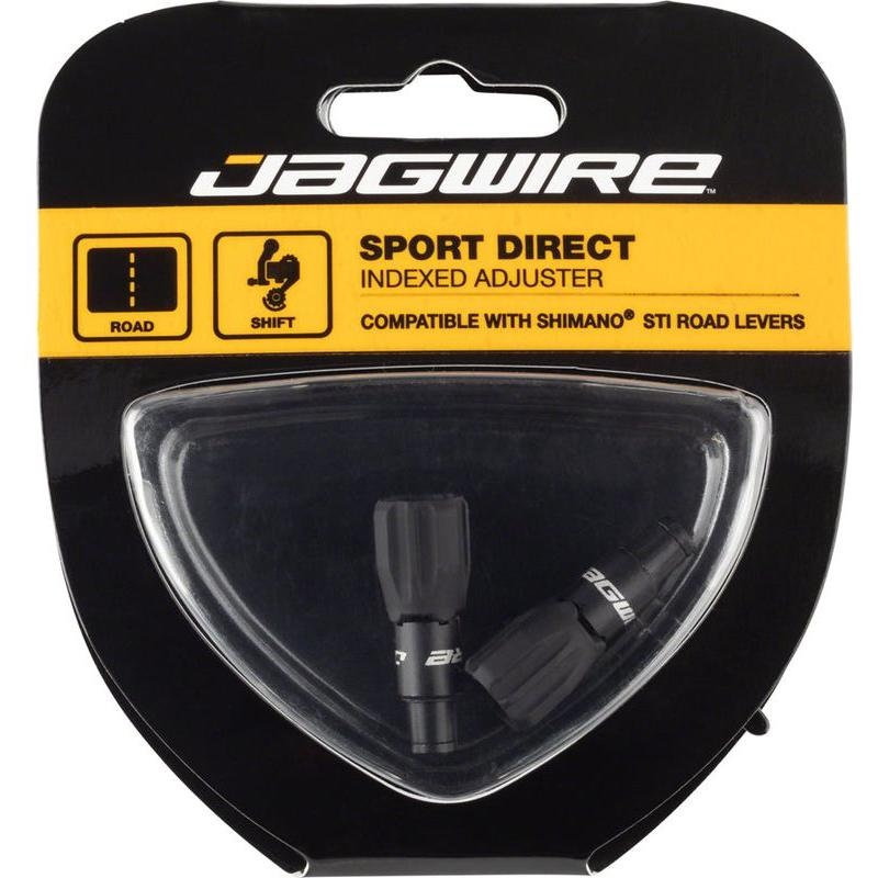 Jagwire Sport 4mm Direct Rocket II Cable Tension Adjusters Pair Black