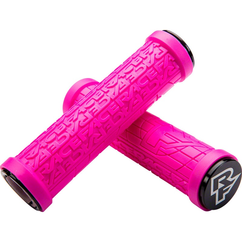 RaceFace Grippler Grips – Magenta, Lock-On, 30mm