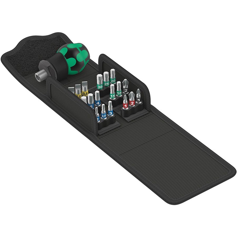 Wera Kraftform Kompakt Stubby 1 Driver and Bit Set