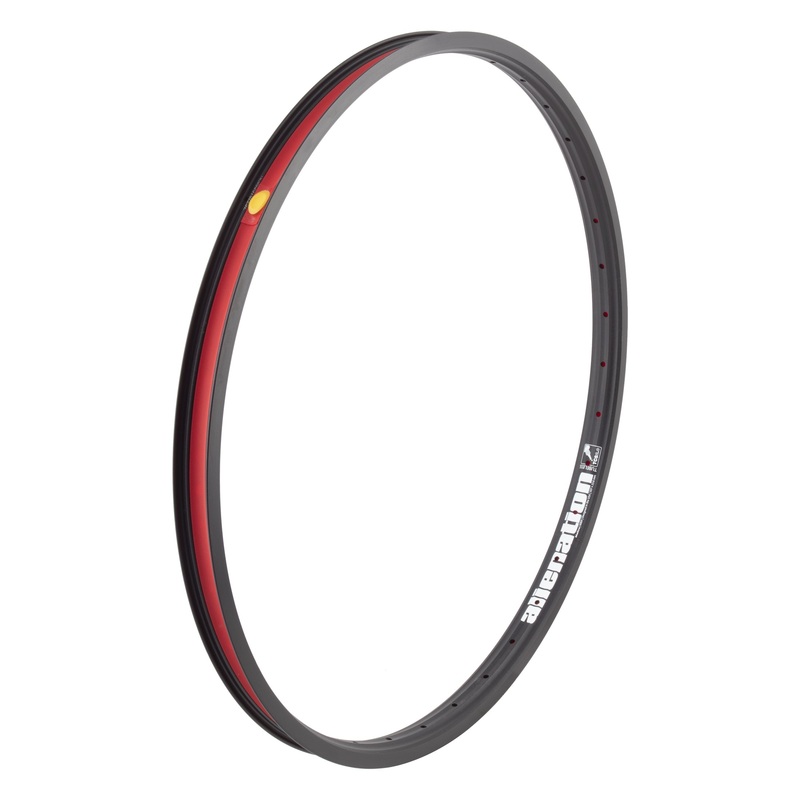 24″ (507mm) Alienation Malice G69 TSC 2.0 Rear Double Wall BMX Rim  – 36h – Black