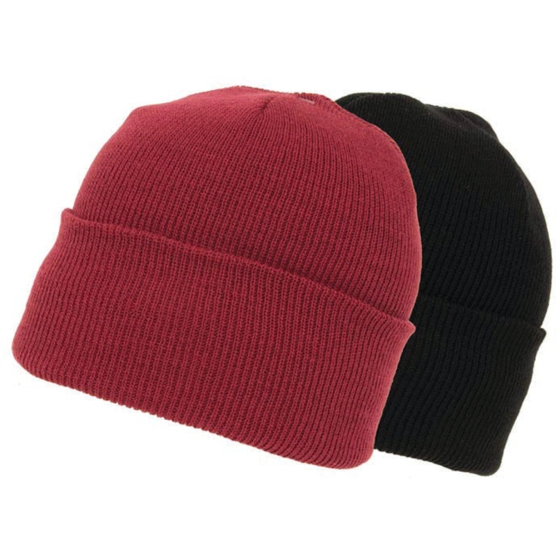 Assorted Colors Superstretch Acrylic Cuffed Beanies – Comfortable, Stylish, Made in USA Headwear for Cold Weather