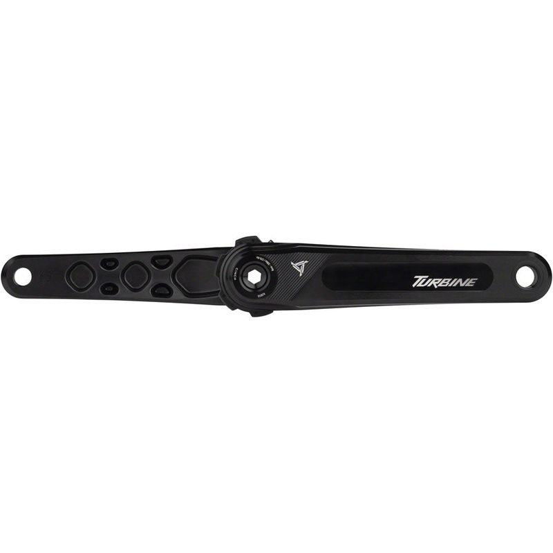 RaceFace Turbine Crankset – 175mm, Direct Mount, 136mm Spindle with CINCH Interface, 7050 Aluminum, Black