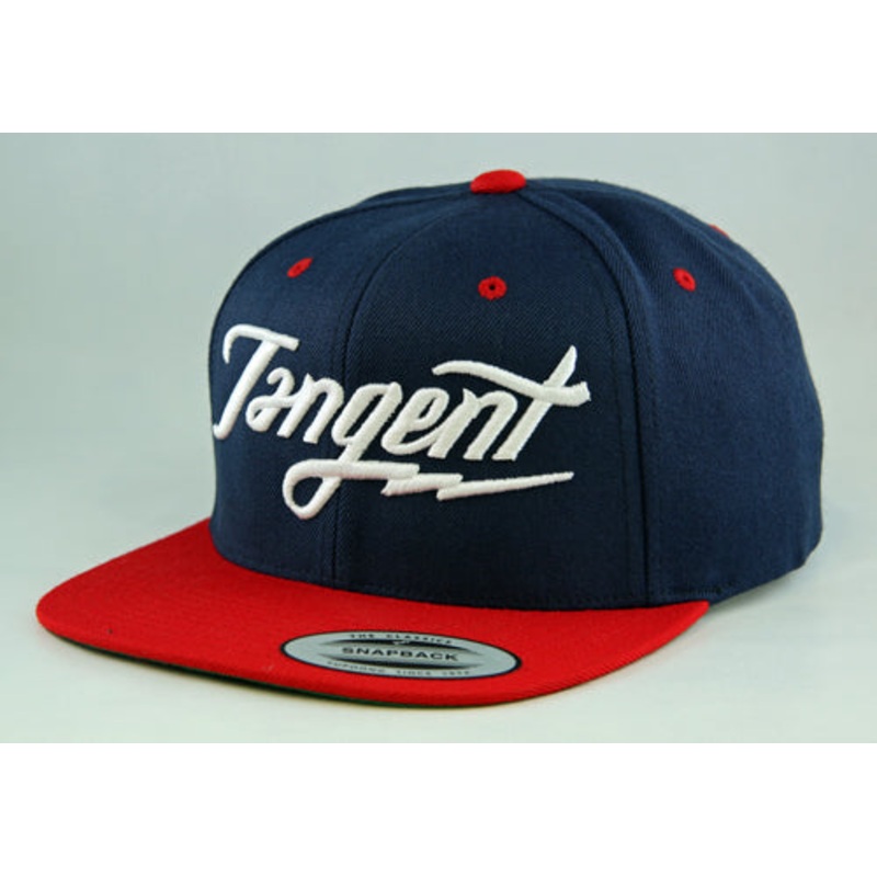 Tangent Bolt Snapback Hat-OSFA-Navy/Red/White