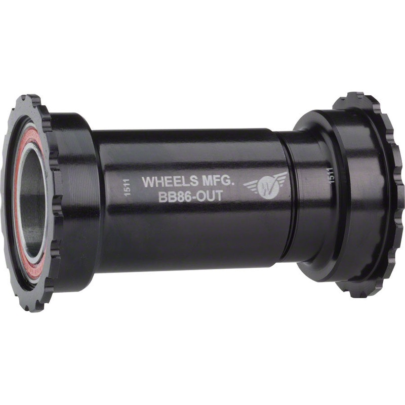 Wheels Manufacturing BB86/92 SRAM Bottom Bracket ABEC-3 Bearings Black Threaded