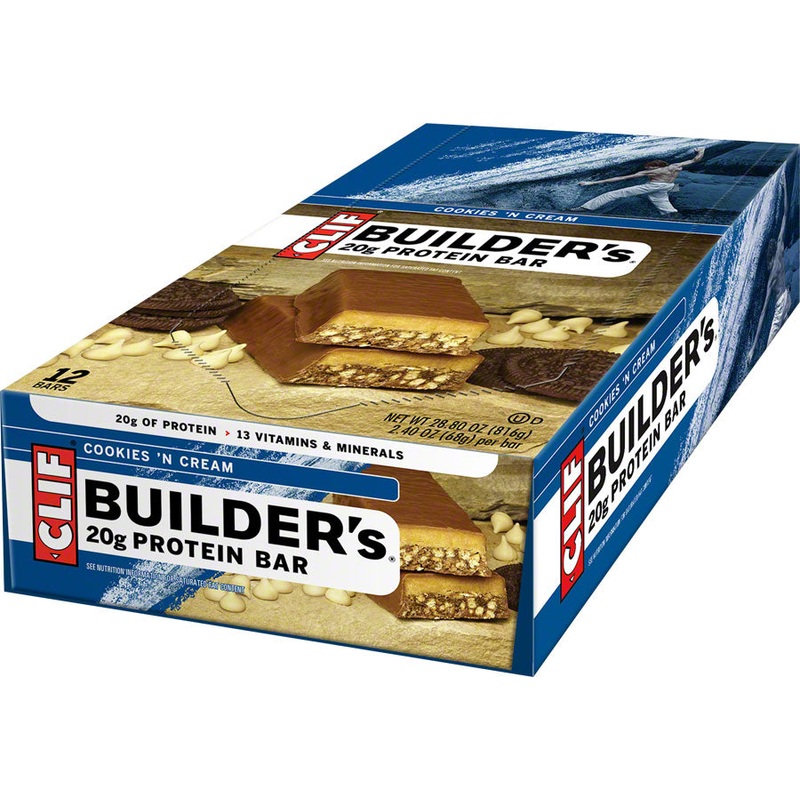 Clif Builder’s Bar: Cookies ‘n’ Cream Box of 12
