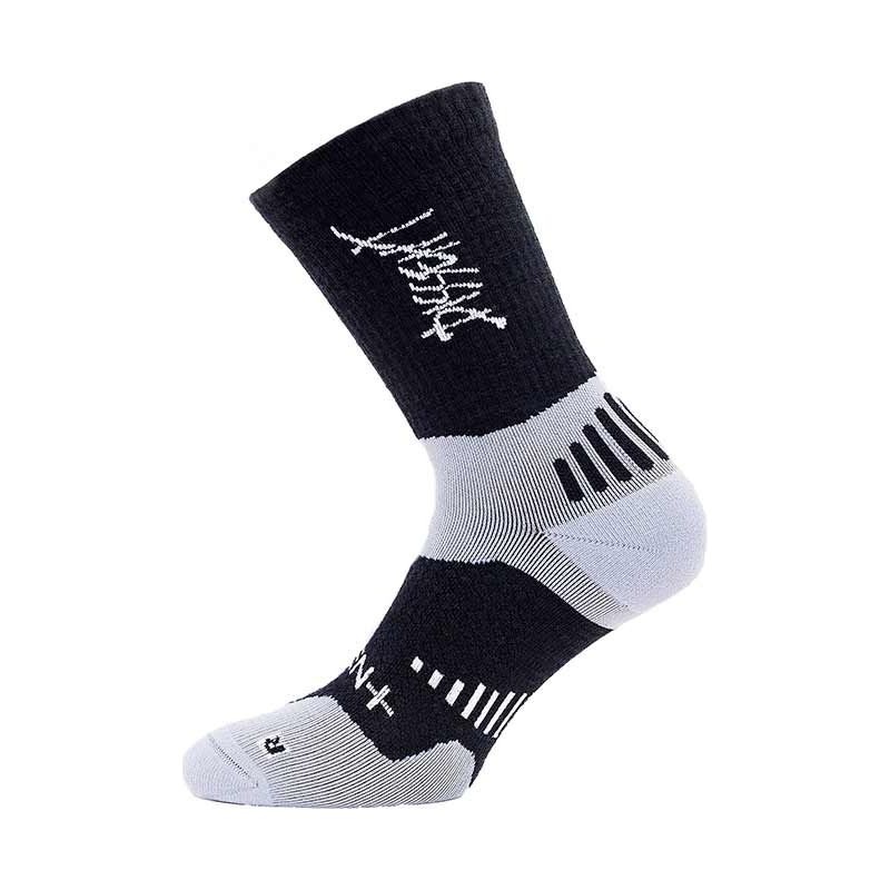 Dissent Supercrew Ultra Mtn Merino 6” Socks Black S Pair