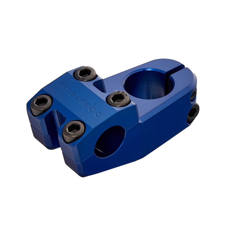 Fit BF Threadless BMX Stem – Topload – 51mm – Blue – USA Made