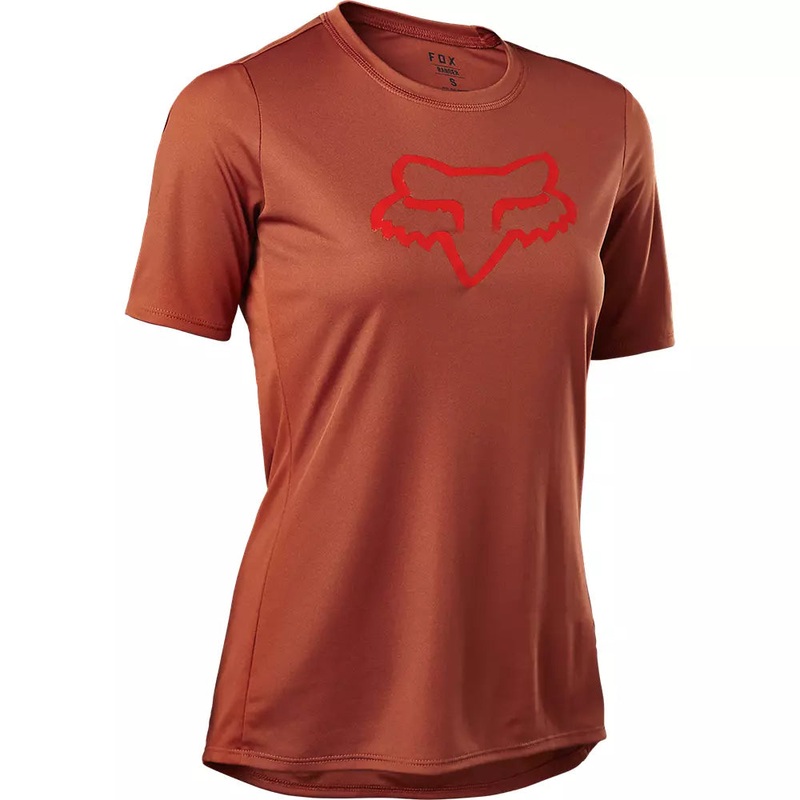 Fox Racing Ranger Foxhead Short Sleeve MTB Jersey – Womens – Red Clay